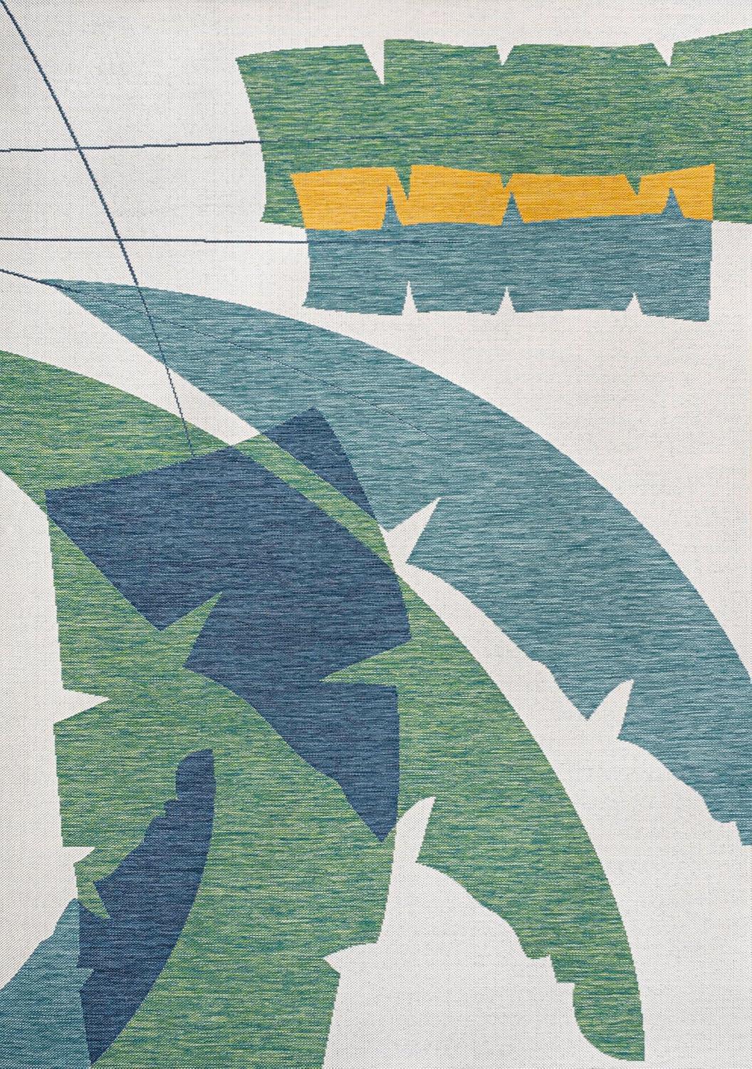 imageJONATHAN Y Abstract Palm Leaf Indoor Outdoor Area Rug 8X10 GreenCream Shelby Coastal Vintage for Backyard Patio Porch EasyCleaning High Traffic PetFriendly NonShedding TSN403B8GreenCream