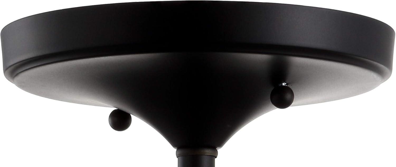 imageJONATHAN Y JYL9030B Toronto 16quot MetalCrystal LED Flush Mount Contemporary Modern Transitional Elegant Office Living Room Family Room Dining Room Bedroom Hallway Foyer ChromeOilRubbed Bronze