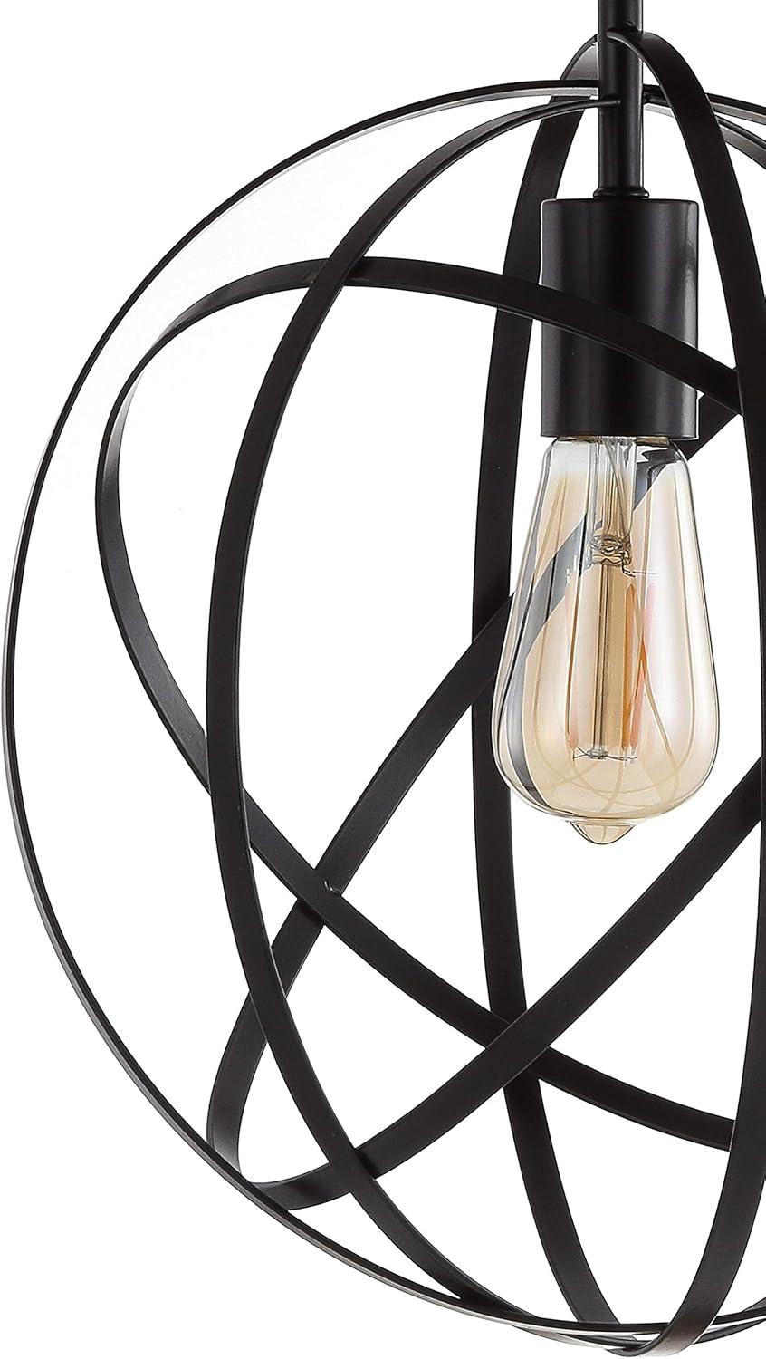 imageJONATHAN Y JYL9515A Alba 85quot Orb Metal LED Flush Mount Contemporary Dimmable 2700K Cozy Warm Light for KitchenHallwayBathroomStairwell OilRubbedBronzeOilRubbed Bronze