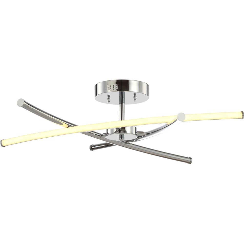 imageJONATHAN Y JYL7031B Crucis 315quot Modern Metal Integrated LED PendantContemporaryGlamMinimalistMidcentury 3000K Cozy Warm Light Dimmable Adjustable Dining Room Living Room Kitchen GoldChrome