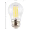 JONATHAN Y BLB-G45A-SET6 Classic Non-Dimmable LED Edison Glass Bulbs, 4W, Equivalent 40W, E26 Base, 80+ CRI, G45 Warm White 2700K, 420 Lumens for Bedroom, Living Room, Office, Clear, Pack of 6