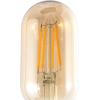 JONATHAN Y BLB-T45A-SET6 Industrial Non-Dimmable LED Edison Glass Bulb, 4W, Equivalent 40W, E26 Base, 80+ CRI, T45 Warm White 2700K, 350 Lumen for Bedroom, Living Room, Office, Tinted Amber, Pack of 6