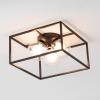 JONATHAN Y JYL7911A Kyle 14″ 3-Light Modern Farmhouse Metal/Iron Open-Caged LED Flush Mount, for Bedroom, Living Room, Kitchen, Office, Oil Rubbed Bronze