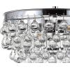 JONATHAN Y JYL9030B Toronto 16″ Metal/Crystal LED Flush Mount, Contemporary, Modern, Transitional, Elegant, Office, Living Room, Family Room, Dining Room, Bedroom, Hallway, Foyer, Chrome(Chrome)