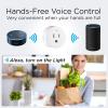 JONATHAN Y PLG1000B Smart Plug, WiFi Remote App Control, Alexa, Google Home Assistant Compatible, No Hub Required Black