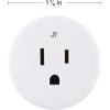 JONATHAN Y PLG1000B Smart Plug, WiFi Remote App Control, Alexa, Google Home Assistant Compatible, No Hub Required Black