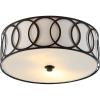 JONATHAN Y JYL3503C Aubrey 3-Light 15.5″ Metal LED Flush Mount Contemporary,Transitional Dimmable, 2700K Cozy Warm Light, for Kitchen,Hallway,Bathroom,Stairwell, Oil Rubbed Bronze(Oil-Rubbed Bronze)