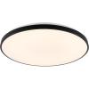 JONATHAN Y JYL7908B Astrid 21.25″ 1-Light Modern Minimalist Iron Circle Integrated LED Flush Mount, Brushed Nickel for Living Room, Dining Room, Kitchen, and Office(Black)