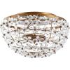 JONATHAN Y JYL9043A Isabelle 15.5″ Metal/Acrylic LED Flush Mount Traditional,Glam,FrenchCountry,Cottage Dimmable, 2700K Cozy Warm Light, for Kitchen,Hallway,Bathroom,Stairwell, AntiqueGold