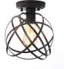 JONATHAN Y JYL9515A Alba 8.5″ Orb Metal LED Flush Mount Contemporary Dimmable, 2700K Cozy Warm Light, for Kitchen,Hallway,Bathroom,Stairwell, OilRubbedBronze(Oil-Rubbed Bronze)