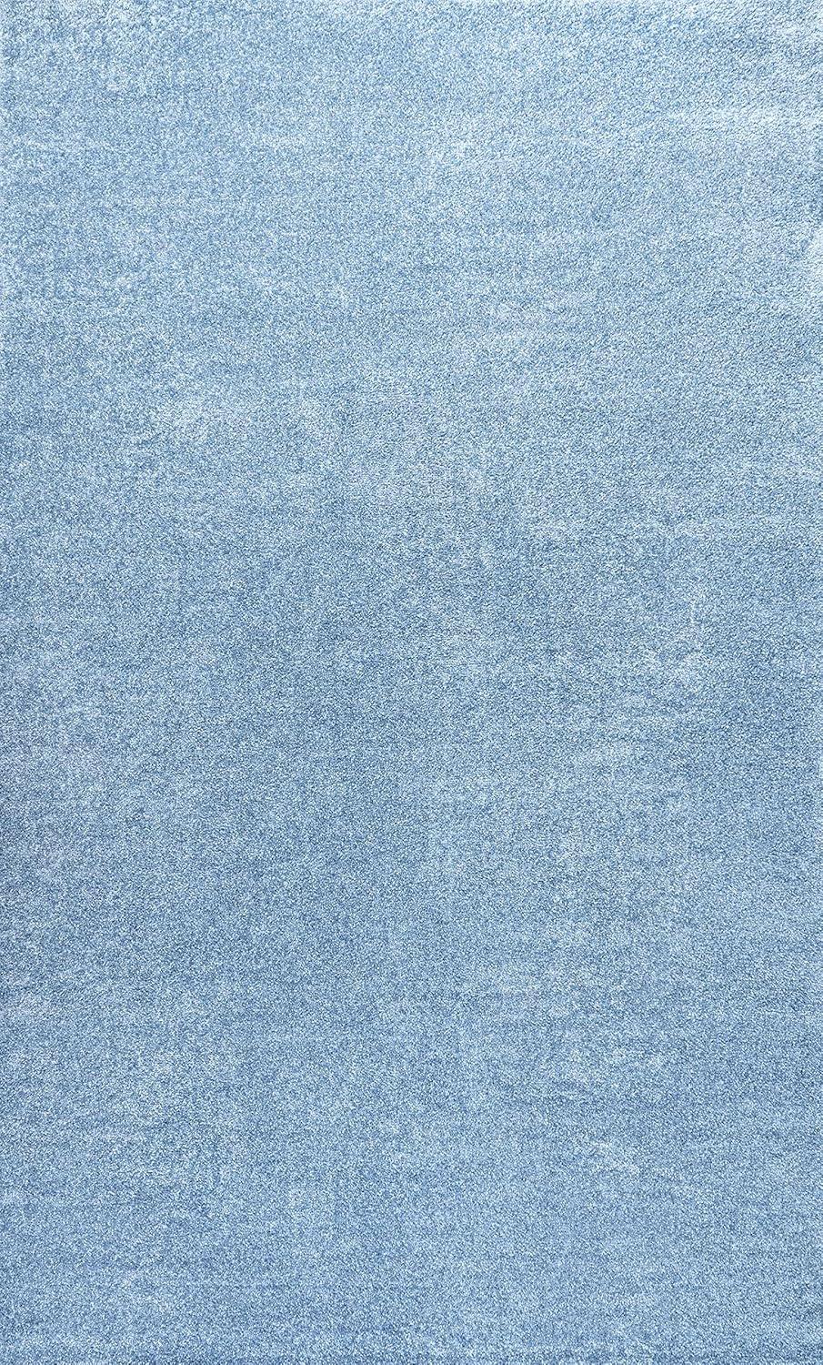 imageJONATHAN Y Haze Solid LowPile Classic Blue Indoor Area Rug 8x10 CoastalBohemianMinimalistClassic EasyCleaning for Living RoomBedroomKitchenPet FriendlyNonShedding SEU100F8