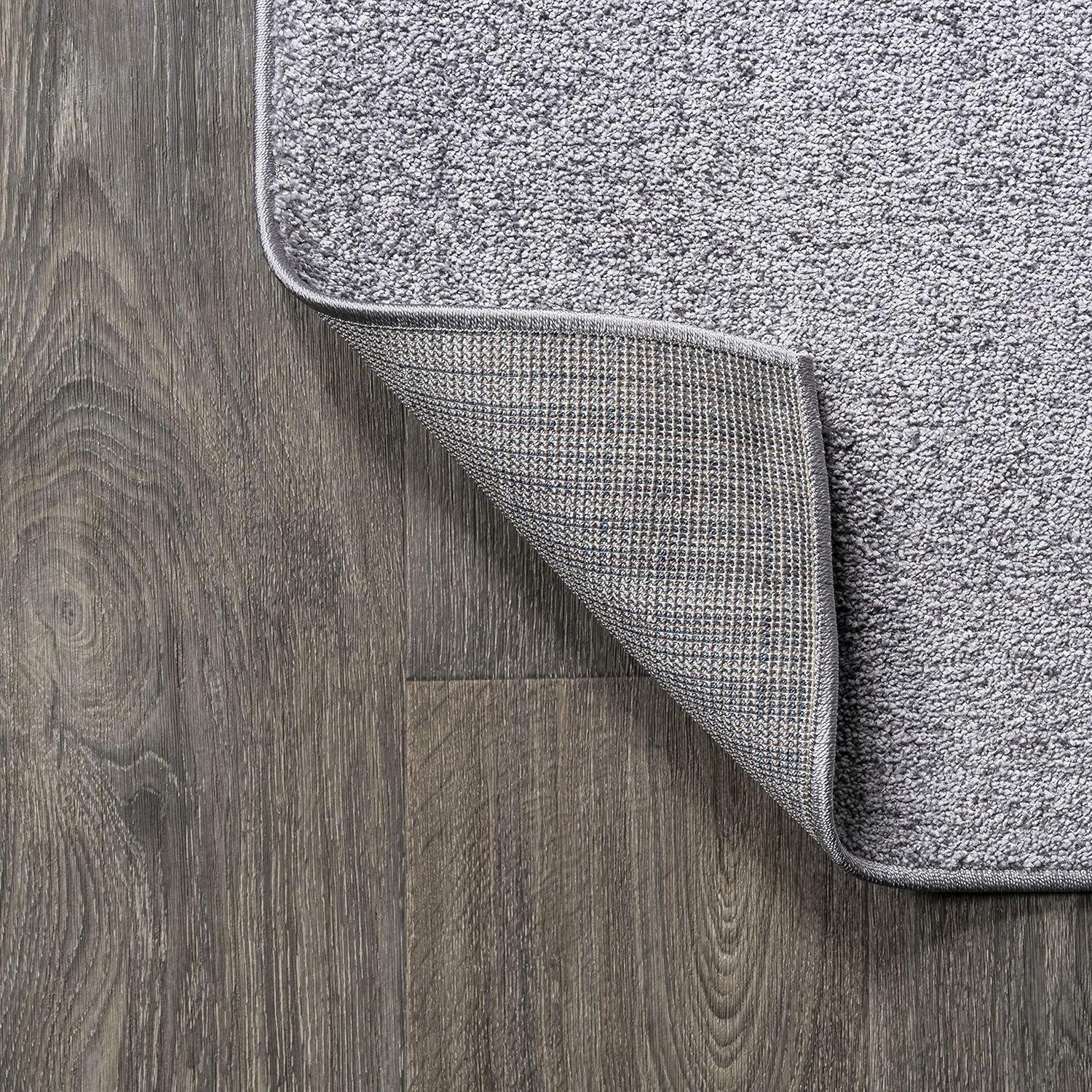 imageJONATHAN Y Haze Solid LowPile Gray Indoor Area Rug 5x8 CoastalBohemianMinimalistClassic EasyCleaning for Living RoomBedroomKitchenPet FriendlyNonShedding SEU100A5