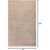 JONATHAN Y Haze Solid Low-Pile Beige Indoor Area Rug 6×9, Coastal,Bohemian,Minimalist,Classic, Easy-Cleaning for Living Room,Bedroom,Kitchen,Pet Friendly,Non-Shedding (SEU100G-6)