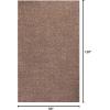 JONATHAN Y Haze Solid Low-Pile Brown Indoor Area Rug 8×10, Coastal,Bohemian,Minimalist,Classic, Easy-Cleaning for Living Room,Bedroom,Kitchen,Pet Friendly,Non-Shedding (SEU100J-8)