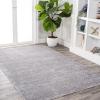 JONATHAN Y Haze Solid Low-Pile Gray Indoor Area Rug 5×8, Coastal,Bohemian,Minimalist,Classic, Easy-Cleaning for Living Room,Bedroom,Kitchen,Pet Friendly,Non-Shedding (SEU100A-5)