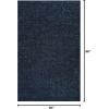 JONATHAN Y Haze Solid Low-Pile Navy Indoor Area Rug 5×8, Coastal,Bohemian,Minimalist,Classic, Easy-Cleaning for Living Room,Bedroom,Kitchen,Pet Friendly,Non-Shedding (SEU100C-5)