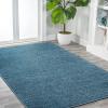 JONATHAN Y Haze Solid Low-Pile Turquoise Indoor Area Rug 8×10, Coastal,Bohemian,Minimalist,Classic, Easy-Cleaning for Living Room,Bedroom,Kitchen,Pet Friendly,Non-Shedding (SEU100H-8)