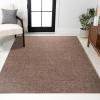 JONATHAN Y Haze Solid Low-Pile Brown Indoor Area Rug 8×10, Coastal,Bohemian,Minimalist,Classic, Easy-Cleaning for Living Room,Bedroom,Kitchen,Pet Friendly,Non-Shedding (SEU100J-8)