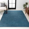 JONATHAN Y Haze Solid Low-Pile Turquoise Indoor Area Rug 8×10, Coastal,Bohemian,Minimalist,Classic, Easy-Cleaning for Living Room,Bedroom,Kitchen,Pet Friendly,Non-Shedding (SEU100H-8)