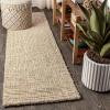 JONATHAN Y Hiro Hand Woven Chunky Jute Ivory Indoor Area Rug, 8×10, Bohemian, Transitional, Easy-Cleaning for Living Room, Bedroom, Kitchen, Pet Friendly, Non-Shedding (NFR103A-8)(Ivory)