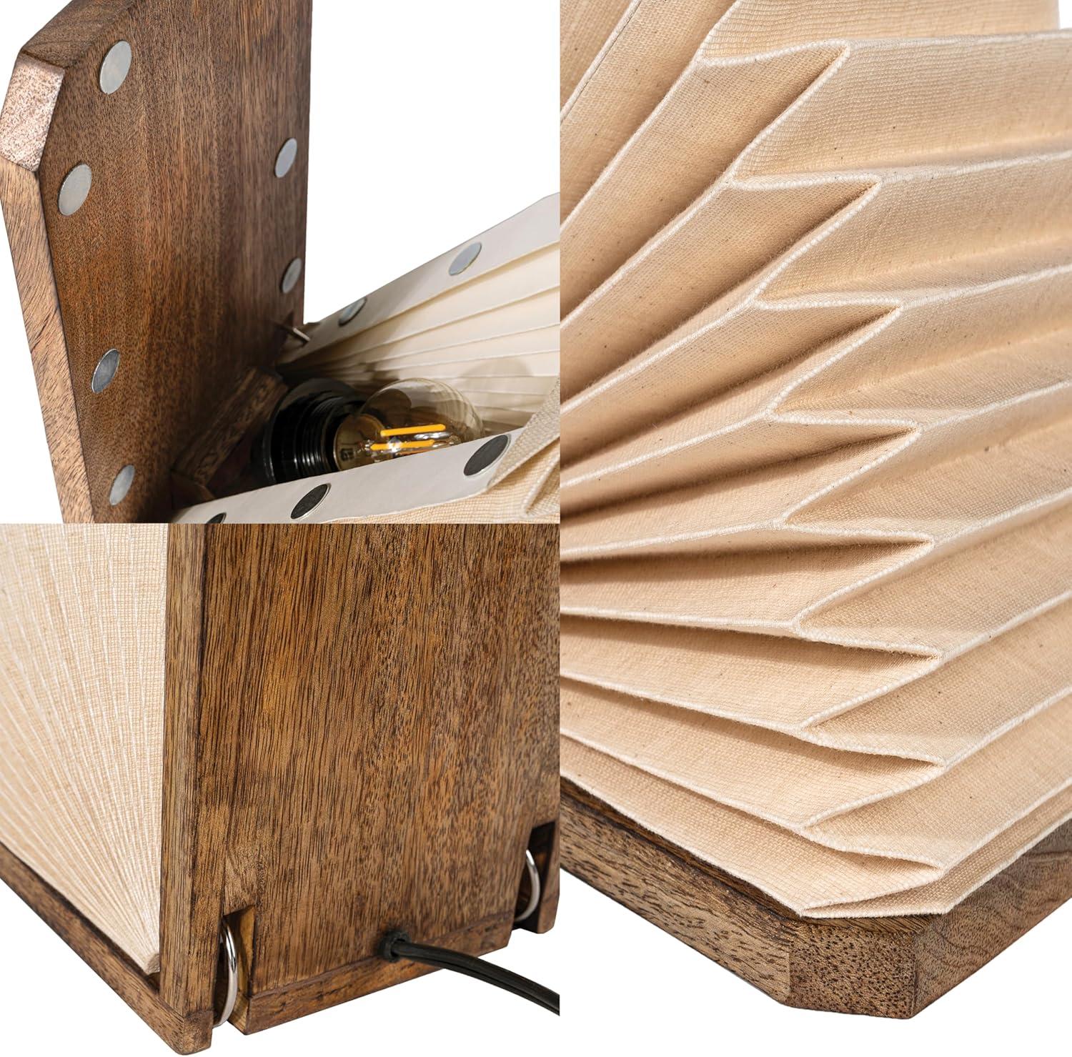 imageJONATHAN Y JYL9109B Darla 96quot Modern Art Deco Paper Full Pleated Fan LED Table Lamp for Living Room Family Room Dining Room Bedroom Hallway Office Natural106 high x 106 wide x 59 deep