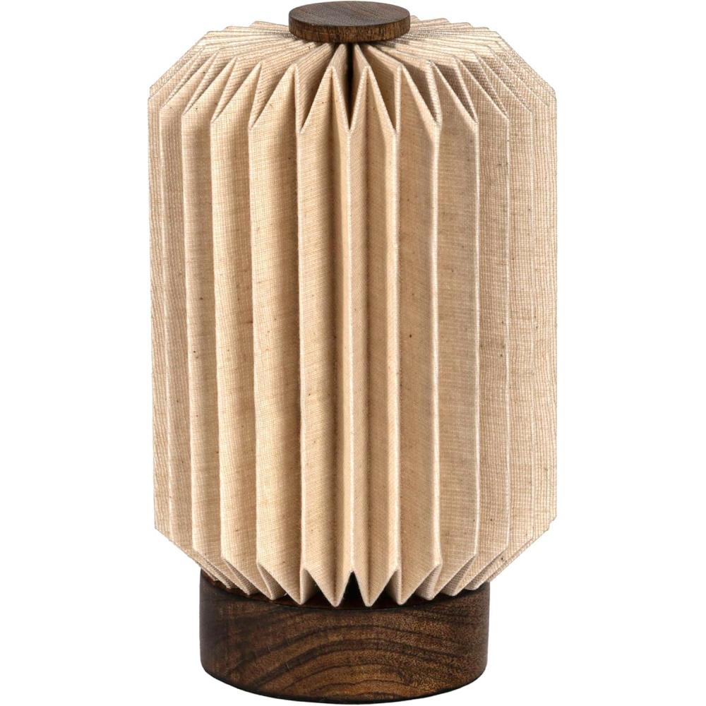 imageJONATHAN Y JYL9102B Banks 85quot Modern Minimalist Paper Pleated Column Accent LED Table Lamp for Living Room Family Room Dining Room Bedroom Hallway Office NaturalNatural
