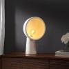 JONATHAN Y JYL6314A Claude 17.5″ Contemporary Minimalist Resin Half-Globe Column LED Table Lamp for Living Room, Family Room, Dining Room, Bedroom, Hallway, Office, Cream