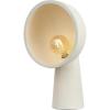 JONATHAN Y JYL6314A Claude 17.5″ Contemporary Minimalist Resin Half-Globe Column LED Table Lamp for Living Room, Family Room, Dining Room, Bedroom, Hallway, Office, Cream