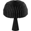 JONATHAN Y JYL9106B Sylvie 16″ Modern Minimalist Paper Pleated Shade Mushroom Accent LED Table Lamp for Living Room, Family Room, Dining Room, Bedroom, Hallway, Office, Natural(Black)