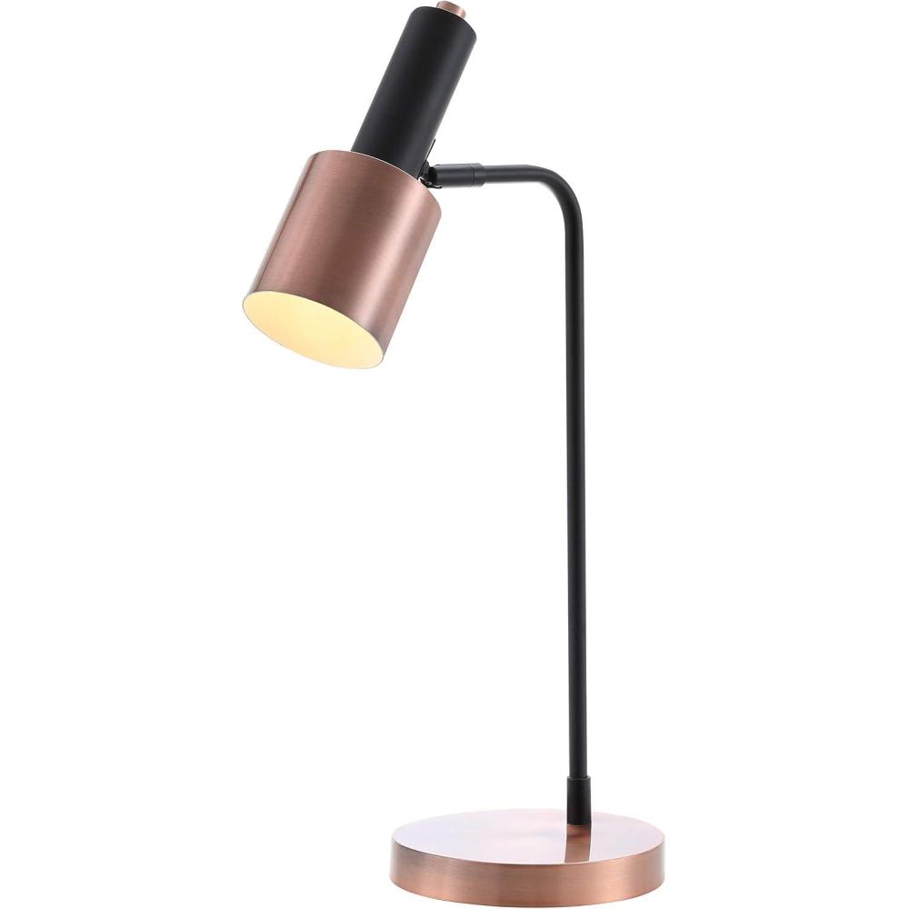 imageJONATHAN Y JYL6101A Brady 22quot Metal LED Task Table Lamp ContemporaryTransitional for Bedroom Living Room Office College Dorm Coffee Table Bookcase CopperBlack