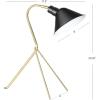 JONATHAN Y JYL6001A Mae 20.25″ Brass LED Task Lamp Contemporary,Modern,Transitional for Bedroom, Living Room, Office, College Dorm, Coffee Table, Bookcase, BrassGold/Black