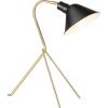 JONATHAN Y JYL6001A Mae 20.25″ Brass LED Task Lamp Contemporary,Modern,Transitional for Bedroom, Living Room, Office, College Dorm, Coffee Table, Bookcase, BrassGold/Black