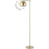 JONATHAN Y JYL3088A Eva 58.5″ Modern Contemporary Iron LED Floor Lamp Midcentury Bohemian Standing Reading Lamp for Bedroom Living Room Office LED Bulbs Included, Brass Gold, 16.5 in