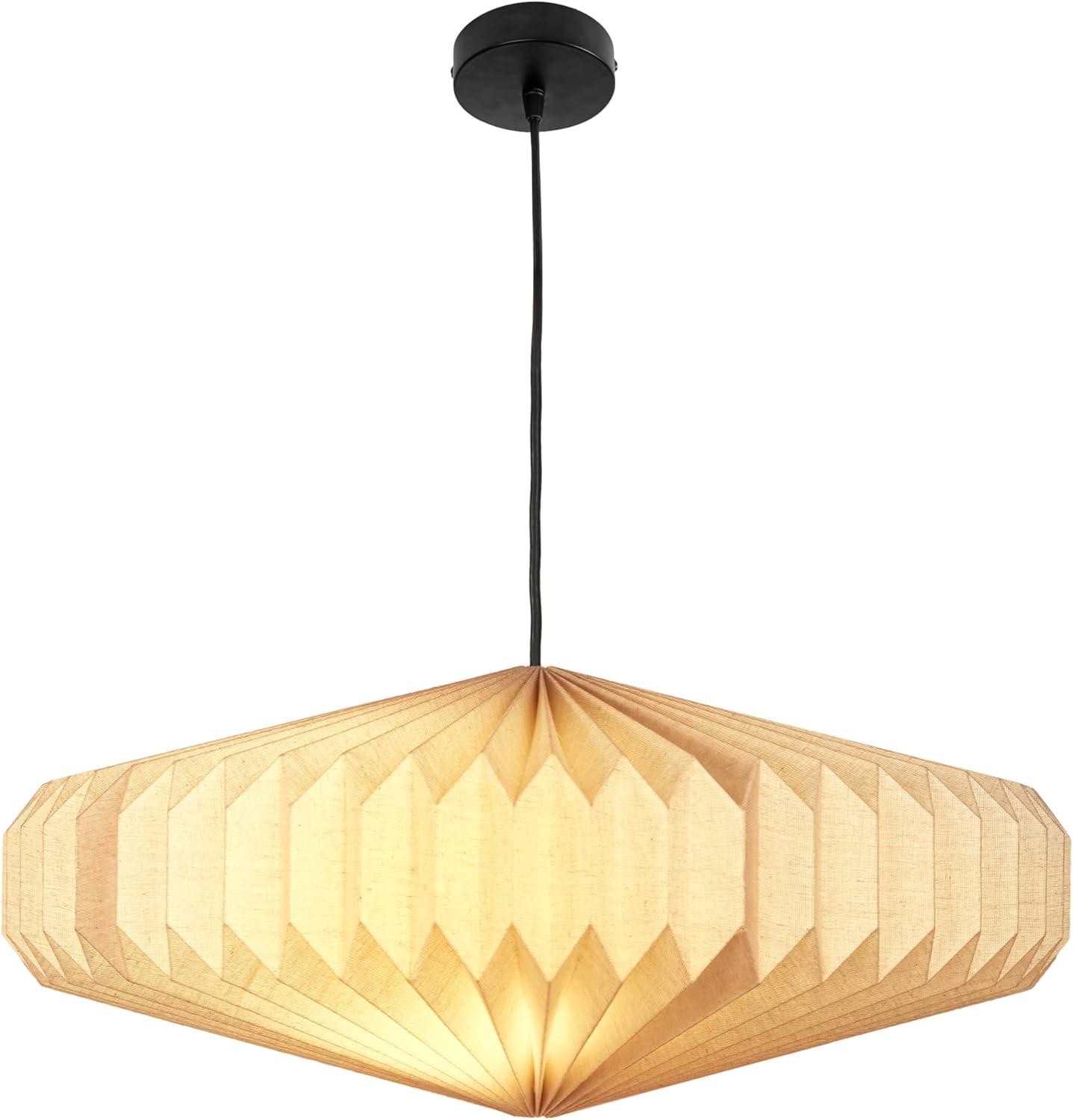 imageJONATHAN Y JYL9100B Nolan 2125quot Modern Vintage Honeycomb Shade LED Pendant Light for Kitchen Living Room Hallway Bedroom Dining Room Natural