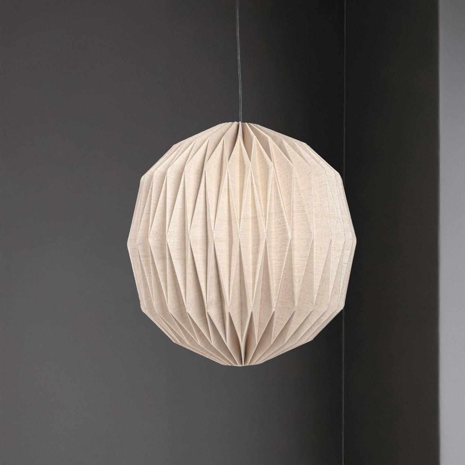 imageJONATHAN Y JYL9101B Vaughn 1575quot Modern Vintage Orb Honeycomb Shade LED Pendant Light for Kitchen Living Room Hallway Bedroom Dining Room Natural