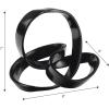 JONATHAN Y DEC1000E Chamberlain 7″ Aluminum Abstract Knot Decorative Sculpture Home Decor for Office, Bedroom, Living Room, Shelves & Coffee Tables, Black(Black)