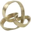 JONATHAN Y DEC1000E Chamberlain 7″ Aluminum Abstract Knot Decorative Sculpture Home Decor for Office, Bedroom, Living Room, Shelves & Coffee Tables, Black(Gold)