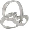 JONATHAN Y DEC1000E Chamberlain 7″ Aluminum Abstract Knot Decorative Sculpture Home Decor for Office, Bedroom, Living Room, Shelves & Coffee Tables, Black(Silver)