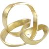 JONATHAN Y DEC1000E Chamberlain 7″ Aluminum Abstract Knot Decorative Sculpture Home Decor for Office, Bedroom, Living Room, Shelves & Coffee Tables, Black(Brass Gold)