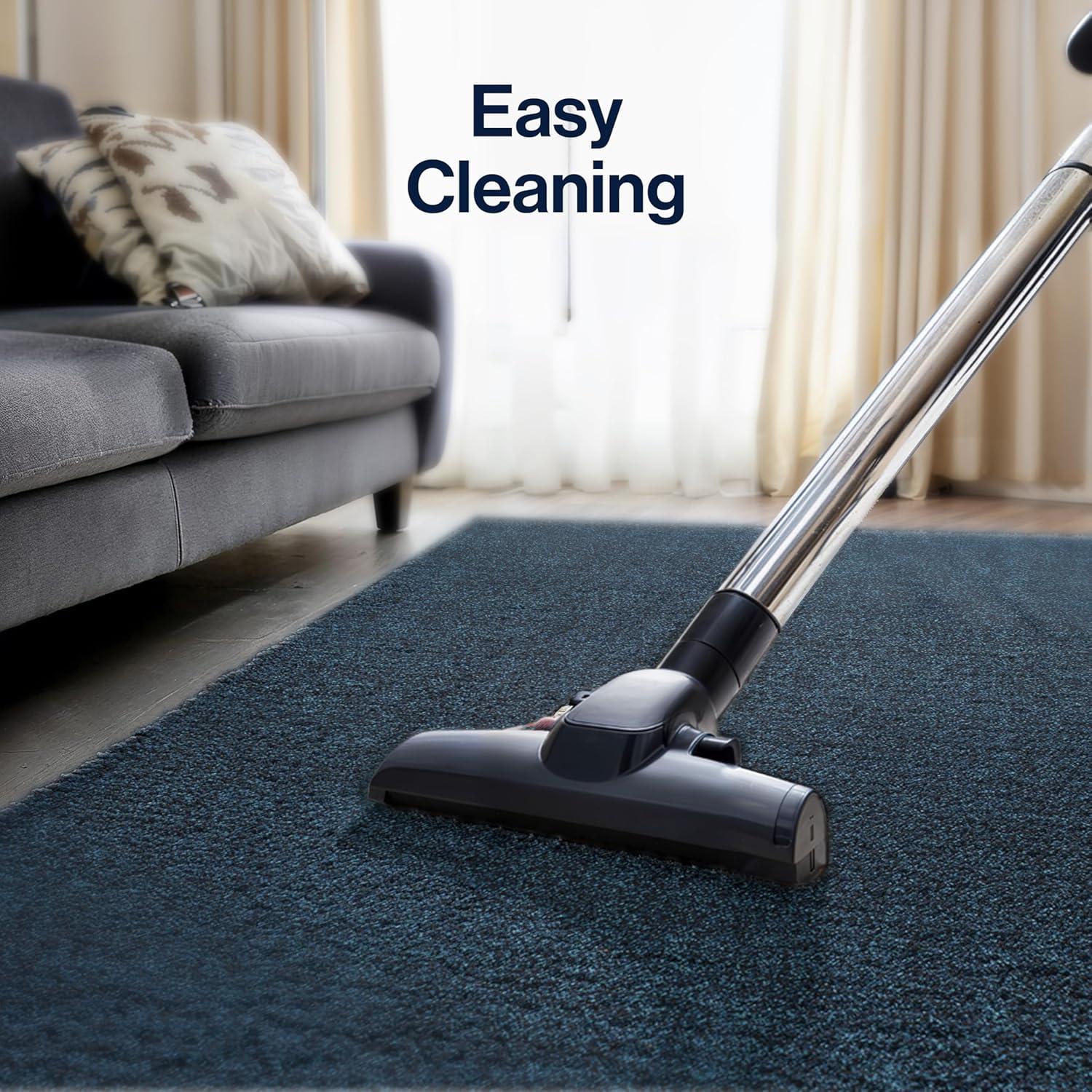 imageJONATHAN Y Haze Solid LowPile Navy 3x5 Oval Indoor Area Rug CoastalBohemianMinimalistClassic EasyCleaning for Living RoomBedroomKitchenPet FriendlyNonShedding SEU100C3OV