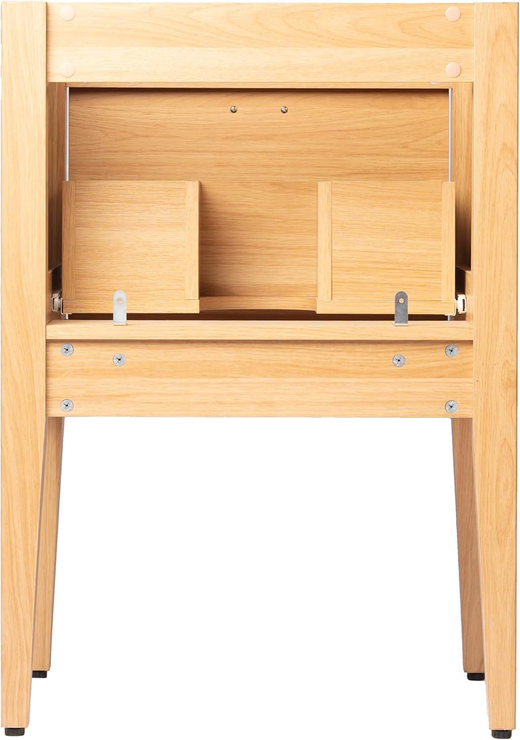 imageJONATHAN Y VAN2001B Corbin 24 in W x 18 in D x 33 in H Modern Classic 1Drawer Bath Vanity Base Only Sink Basin Not Included WalnutOak