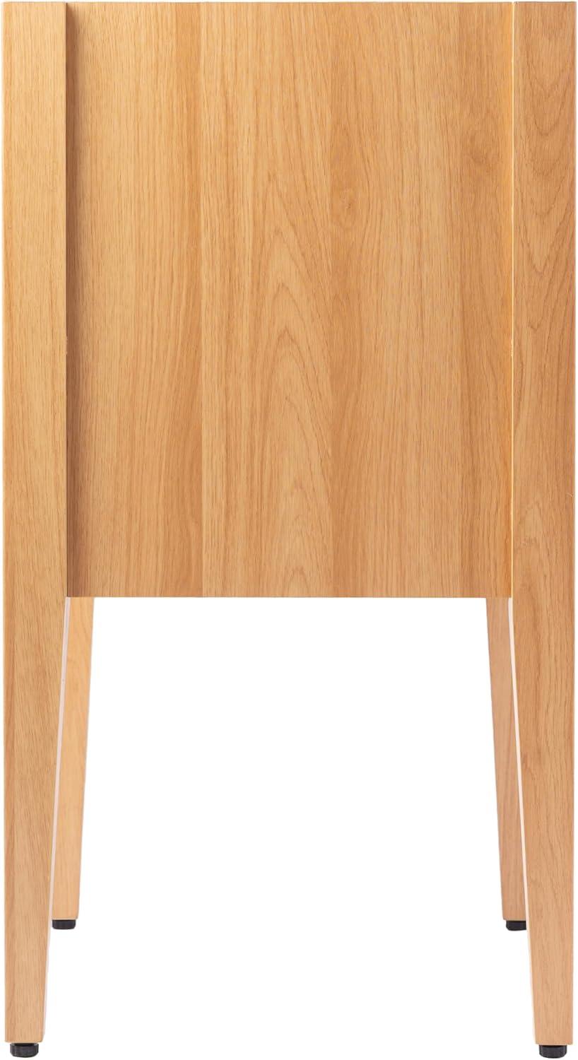 imageJONATHAN Y VAN2001B Corbin 24 in W x 18 in D x 33 in H Modern Classic 1Drawer Bath Vanity Base Only Sink Basin Not Included WalnutOak