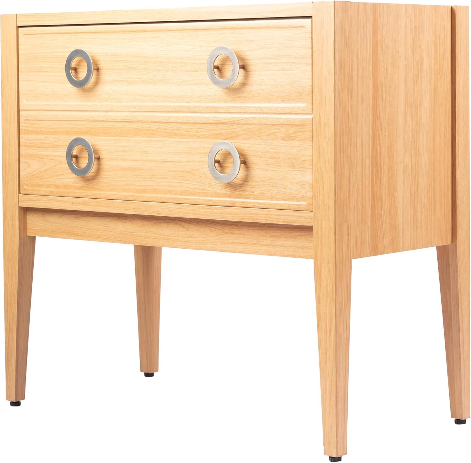 imageJONATHAN Y VAN2001B Corbin 24 in W x 18 in D x 33 in H Modern Classic 1Drawer Bath Vanity Base Only Sink Basin Not Included WalnutOak