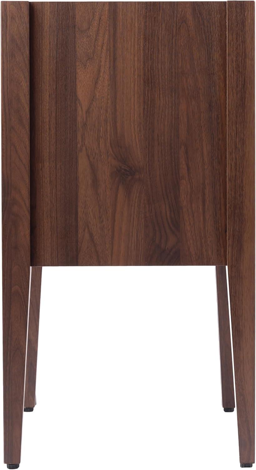 imageJONATHAN Y VAN2001B Corbin 24 in W x 18 in D x 33 in H Modern Classic 1Drawer Bath Vanity Base Only Sink Basin Not Included WalnutWalnut