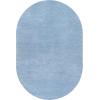 JONATHAN Y Haze Solid Low-Pile Classic Blue 3×5 Oval Indoor Area Rug, Coastal,Bohemian,Minimalist,Classic, Easy-Cleaning for Living Room,Bedroom,Kitchen,Pet Friendly,Non-Shedding (SEU100F-3OV)