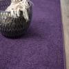 JONATHAN Y Haze Solid Low-Pile Purple 5×5 Square Indoor Area Rug, Coastal,Bohemian,Minimalist,Classic, Easy-Cleaning for Living Room,Bedroom,Kitchen,Pet Friendly,Non-Shedding (SEU100N-5SQ)