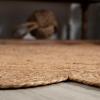 JONATHAN Y Petal Jute Scalloped Circle Natural 5′ Round Indoor Area Rug, Cottage, Bohemian, Easy-Cleaning for Living Room, Bedroom, Kitchen, Pet Friendly, Non-Shedding (RNF112A-5R)(6’1″ (Round))