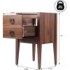 JONATHAN Y VAN2001B Corbin 24 in. W x 18 in. D x 33 in. H Modern Classic 1-Drawer Bath Vanity Base Only (Sink Basin Not Included), Walnut(Walnut)