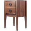 JONATHAN Y VAN2001B Corbin 24 in. W x 18 in. D x 33 in. H Modern Classic 1-Drawer Bath Vanity Base Only (Sink Basin Not Included), Walnut(Walnut)