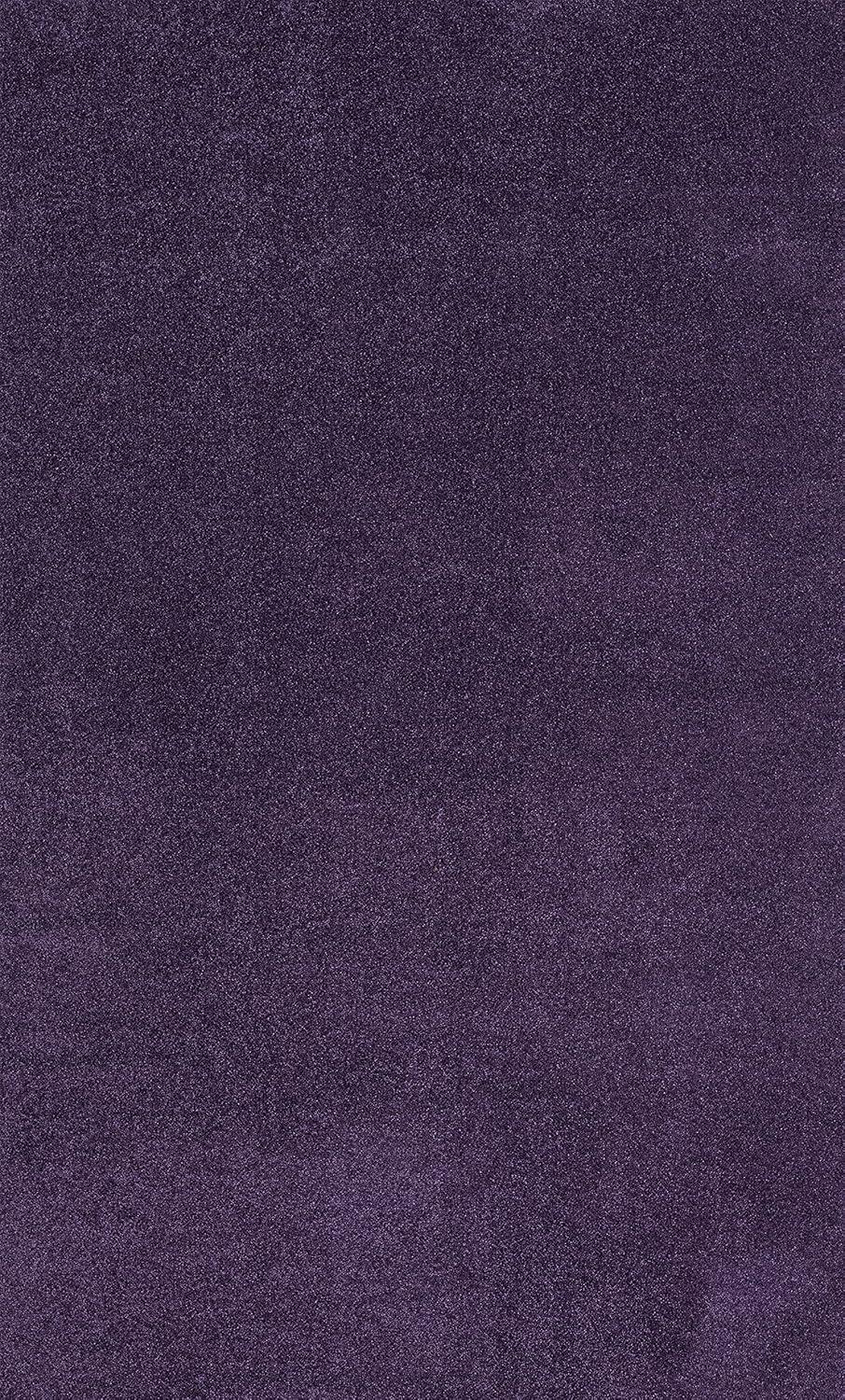 imageJONATHAN Y Haze Solid LowPile Purple Indoor Area Rug 3x5 CoastalBohemianMinimalistClassic EasyCleaning for Living RoomBedroomKitchenPet FriendlyNonShedding SEU100N3